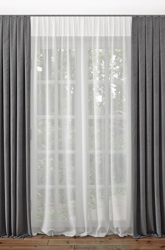 Curtains 3d model