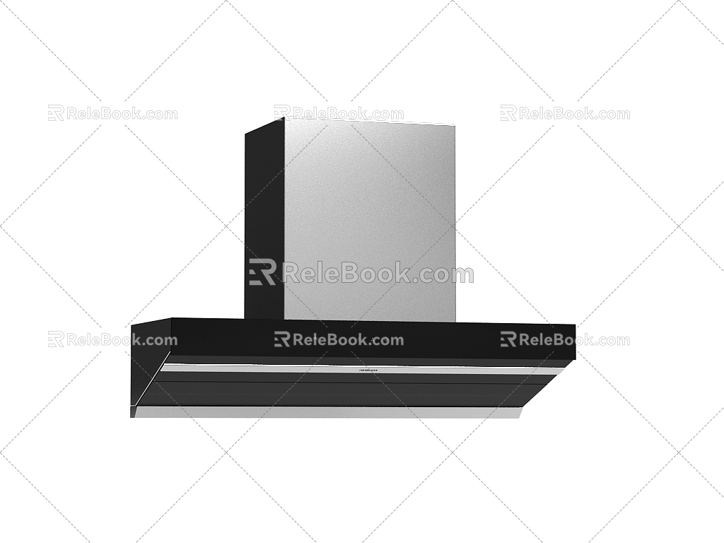 Modern hood range hood 3d model