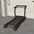 Modern Treadmill Fitness Equipment With Sleek Design For Home Indoor Exercise Use