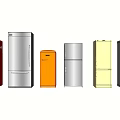 Modern refrigerator refrigerator combination 3d model