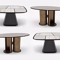Modern Dining Tables With Glass Tabletops And Wooden Metal Leg Designs