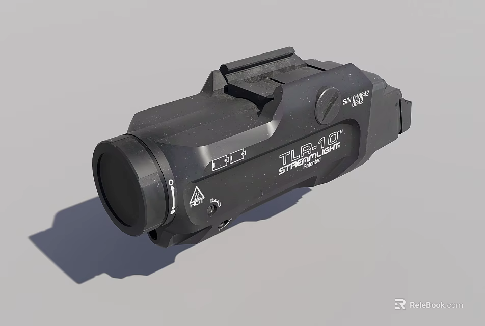 TEKNO STRIKE 100 Black Amusement Equipment With Targeting Function And Control Buttons 3d model 