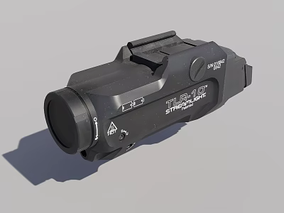TEKNO STRIKE 100 Black Amusement Equipment With Targeting Function And Control Buttons 3d model