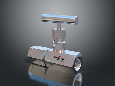 NIBHIKA Silver Metal Lighting Fixture Combination With Modern Design And Dark Background 3d model