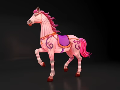 Lantern Horse 3d model
