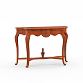 Elegant Traditional Wooden Decorative Cabinet With Carved Drawer And Curved Legs