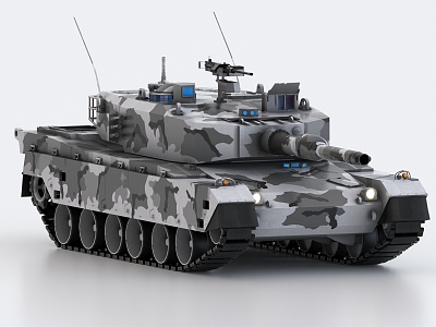 Japanese tank Type 90 main battle tank 3d model