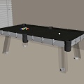 Modern billiard table 3d model