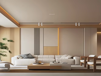modern living room home living room 3d model