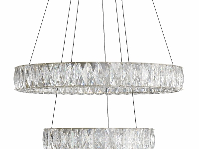 Vintage Chandelier Monroe Crystal 3d model