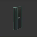 HTC Black Rectangular Compact Electronic Device With Sleek Modern Design