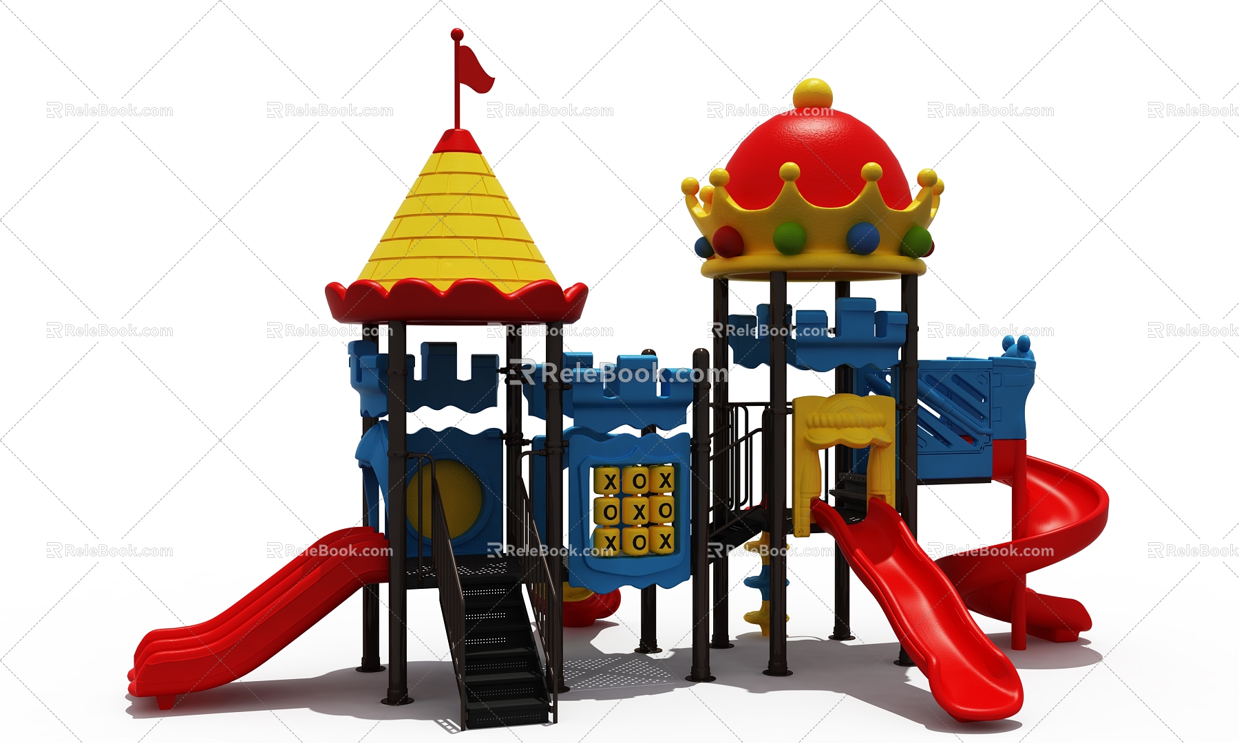 Modern Castle Toy model