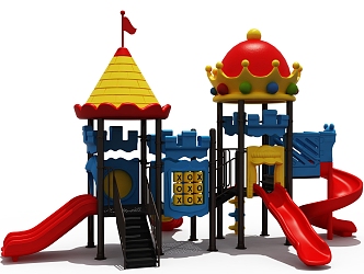 Modern Castle Toy 3d model