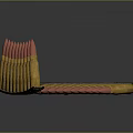 Bullets Pistol Bullets Rifle Bullets Machine Gun Bullets Ammunition Bullet Box Bullets Shooting Bullets 3d model