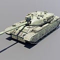 Romanian main battle tank 3d model