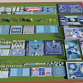 Fire Rescue Climbing Surface In Sports Park Layout With Multiple Recreational Areas