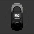 Speedmasters Race Car With Number 45 Cracked Body Design And Yellow Rims