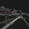 Realistic heavy machine gun 3D model 3d model