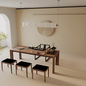 Modern Tea Room 3d model