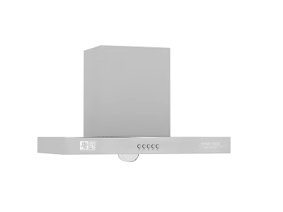Stainless Steel Modern Kitchen Range Hood With Efficient Ventilation System 3d model