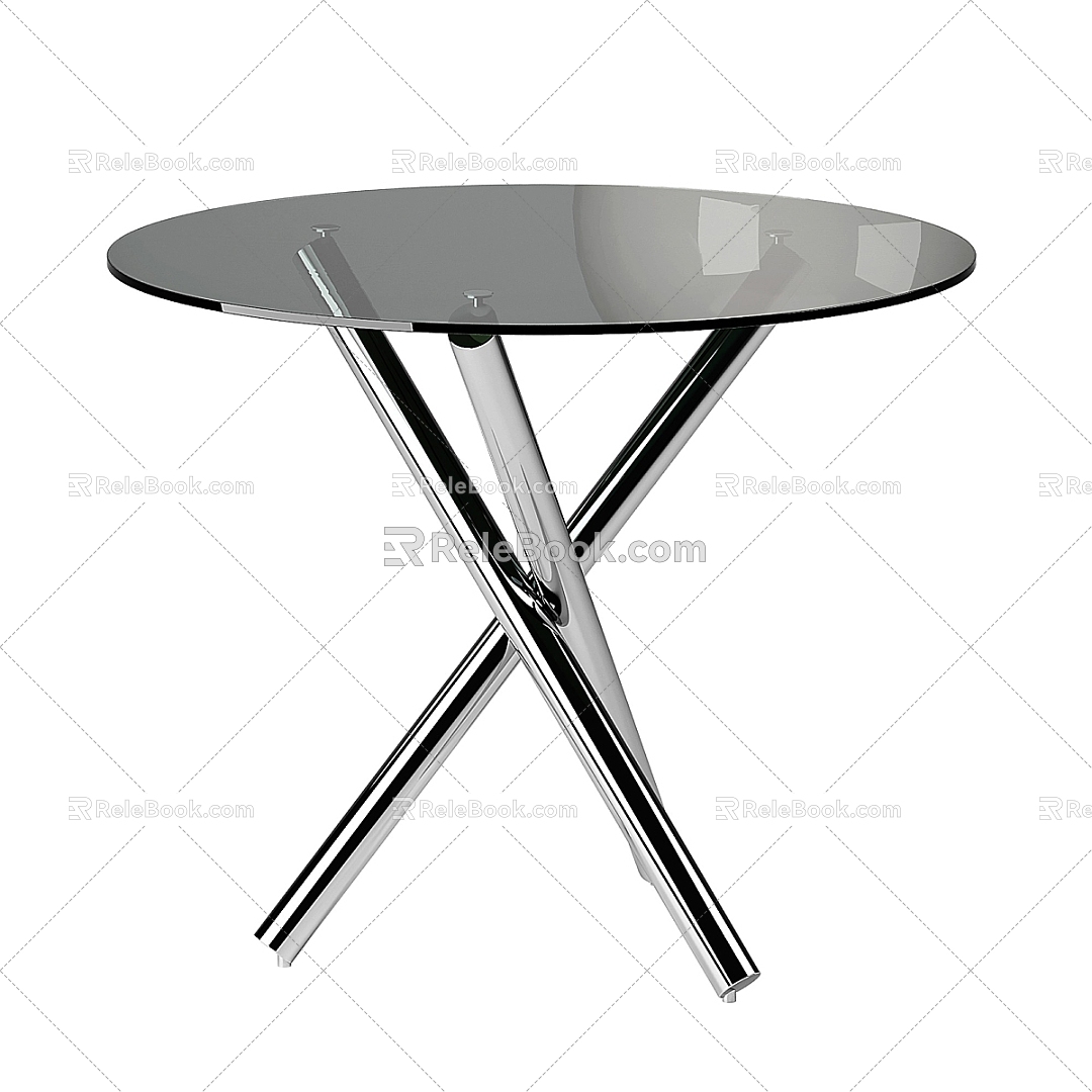 Simple coffee table 3d model