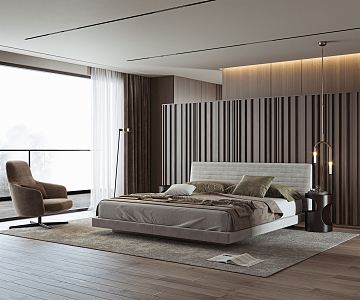 Modern Bedroom 3d model