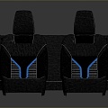 Business Chair Aircraft Seat Cabin Seat High-speed Rail Seat High-speed Rail Chair Subway Chair Bus Seat 3d model