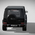 Black Mercedes G Class SUV With Bold Front Grille And LED Headlights