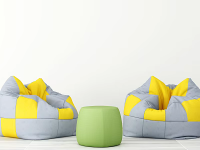 Modern Lazy Sofa Cushion 3d model