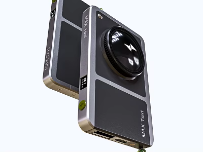 MAG TAP Mobile Phone External Lens Accessory With Metal Frame And Ports Design 3d model