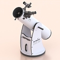 telescope astronomical telescope electron microscope 3d model