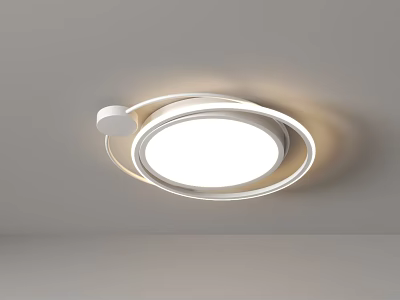 Modern Ceiling Light With Circular Design And Illumination 3d model