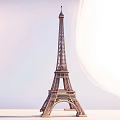 Eiffel Tower Decorative Ornament Set for Home Interior Decoration