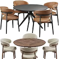 Dining Table and Chair Combination Dining Table and Chair Dining Table and Chair 3d model