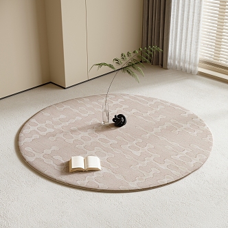 Round carpet 3d model