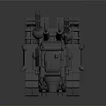 Detailed Military Tank 3D Model With Armored Tracks Cannon And Mechanical Details
