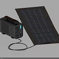 Industrial Solar Power Generation Equipment With Portable Energy Storage Device And Folding Solar Panel