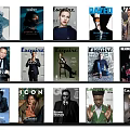 Showcase of Various Magazine Covers with Different Types of People and Fashion Styles