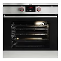 Stainless Steel Oven With Digital Display Temperature Racks And Baking Tray