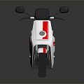 Modern Electric Motorcycle Electric Motorcycle 3d model