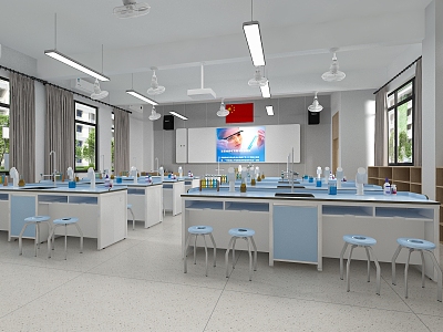 Chemistry Classroom 3d model