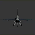 Blue Fighter Jet Model With Red Round Emblems On Wings Detailed Cockpit And Metallic Finish