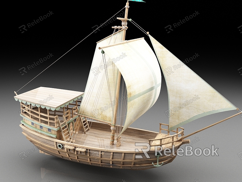 wooden ship passenger ship sailing ship vintage ship ancient ship model