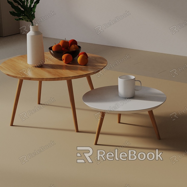 Modern coffee table model