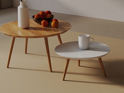 Modern coffee table model