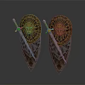 European Medieval Shield Ancient Shield 3d model