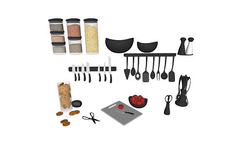 Modern Kitchenware 3d model