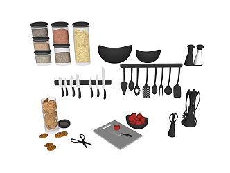 Modern Kitchenware 3d model