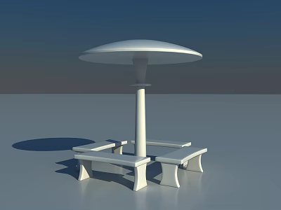 Modern Outdoor Chair Seat 3d model