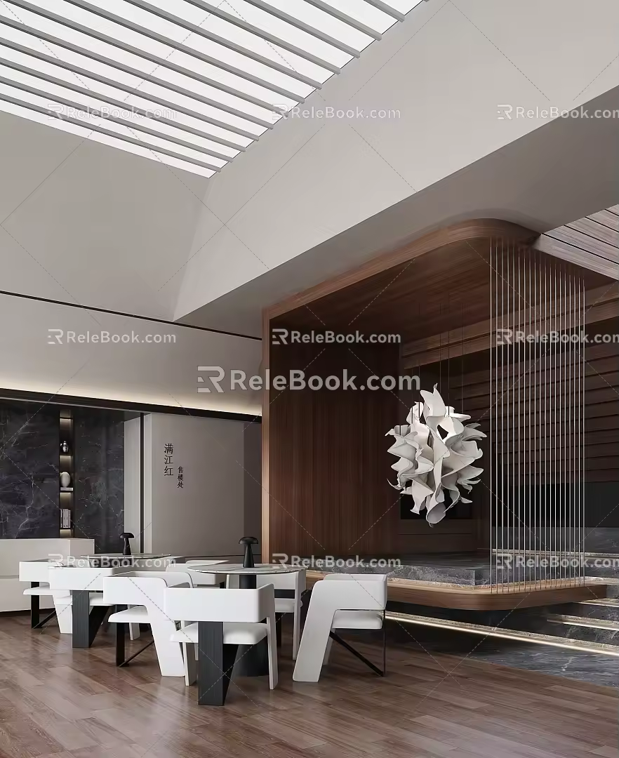 Dikai Design Sales Hall Rest Area 3d model